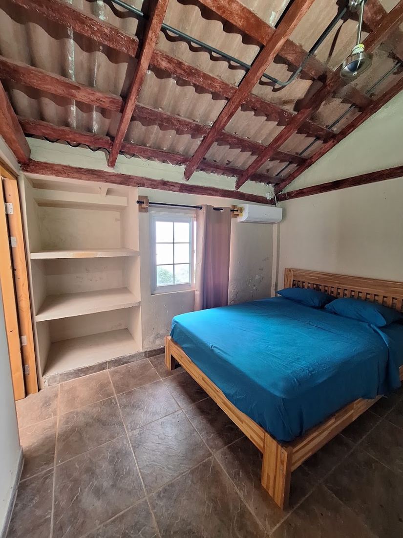 Bedroom with queen bed